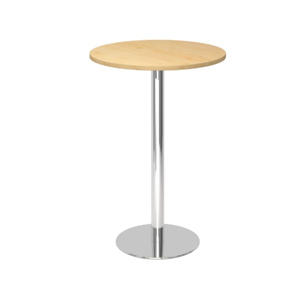 Hammerbacher Stehtisch, runde Tischplatte Ø 80 cm, chrom, VSTH08_C, konfigurierbar 