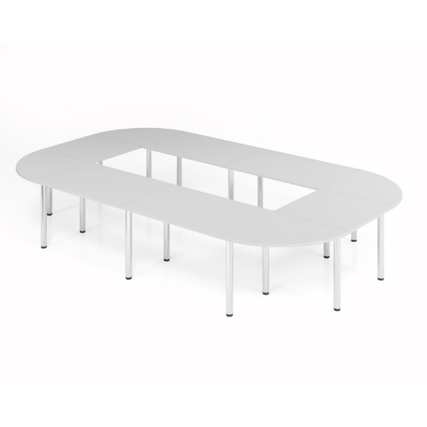 Hammerbacher Tischset VSETK5, Konferenztisch, 400x240 cm, konfigurierbar 