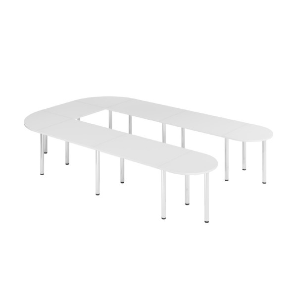 Hammerbacher Tischset VSETK6, Konferenztisch, 380x240 cm, konfigurierbar 