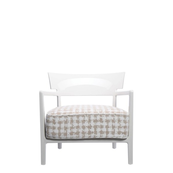 Kartell Sessel Cara Fancy elfenbein/weiß-beige 58431E 