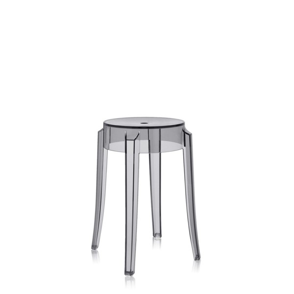 Kartell Hocker Charles Ghost 46 cm fumé 4897P9 