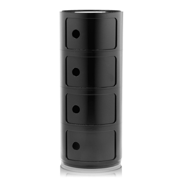 Kartell Componibili Classic 4 Fächer schwarz 498509 