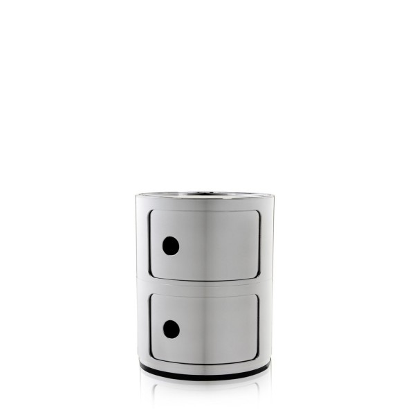 Kartell Componibili Metal 2 Fächer verchromt 5966XX 