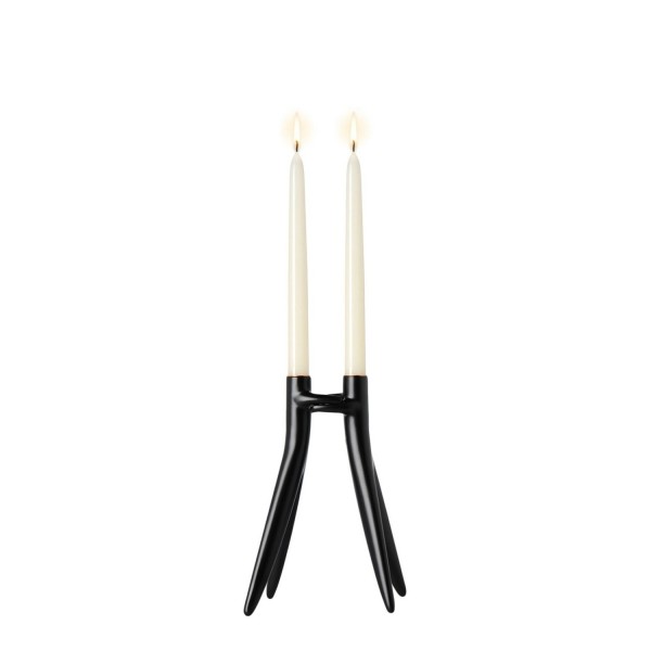 Kartell Kerzenhalter Abbracciaio schwarz 195509 