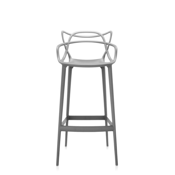 Kartell Barhocker Masters grau Sitzhöhe 75cm 586807 