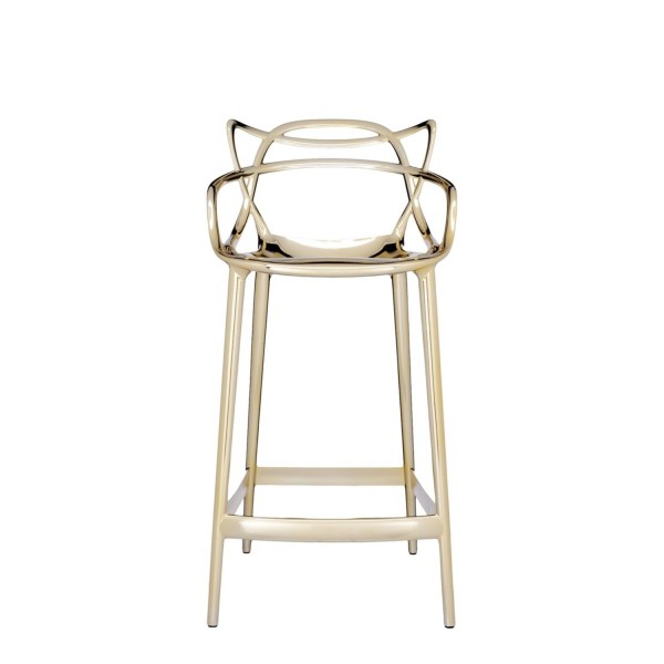 Kartell Barhocker Masters Metallic gold Sitzhöhe 65cm 5849GG 