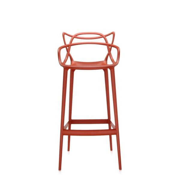 Kartell Barhocker Masters rostorange Sitzhöhe 75cm 586815 
