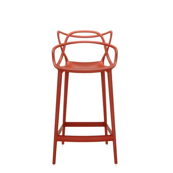 Kartell Barhocker Masters rostorange Sitzhöhe 65cm 586915 