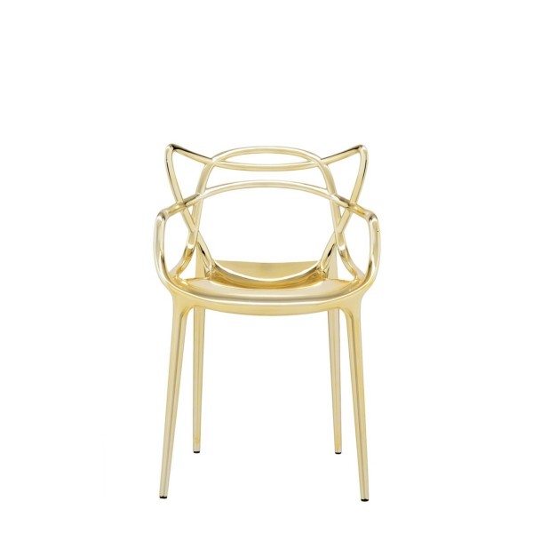 Kartell Stuhl Masters Metallic gold 5864GG 