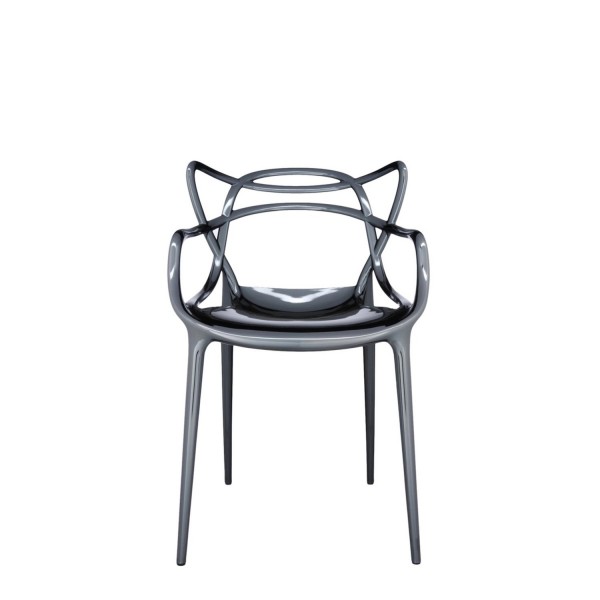 Kartell Stuhl Masters Metallic titan 5864TT 