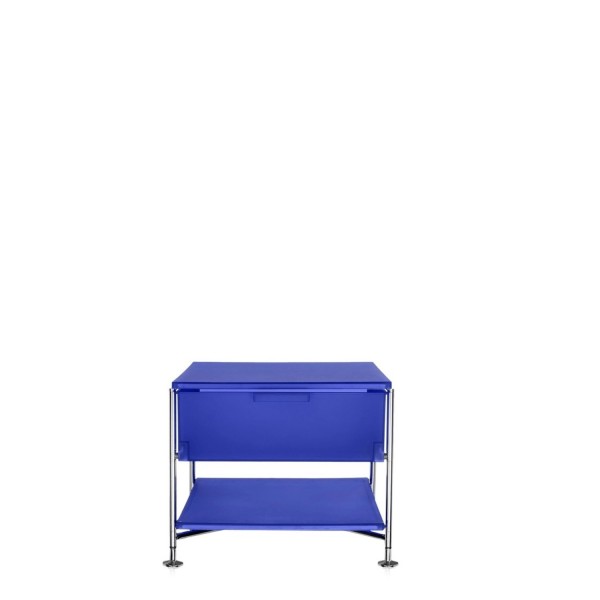 Kartell Mobil Container 1 Schublade mit Füssen kobaltblau 2001L2 