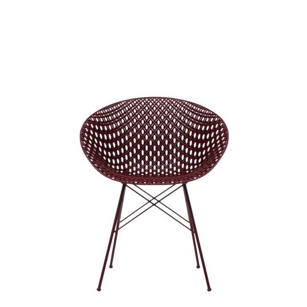 Kartell Stuhl Smatrik Outdoor pflaume 5836PR - pflaume