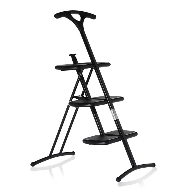 Kartell Klappleiter Tiramisú dunkelgrau metallisiert 700048 