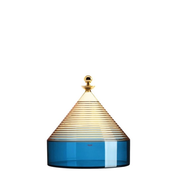 Kartell Trullo Aufbewahrungsbehälter gelb/blau 1550GB 