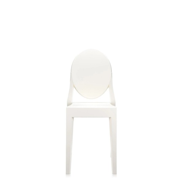 Kartell Stuhl Victoria Ghost weißglänzend 4857E5 