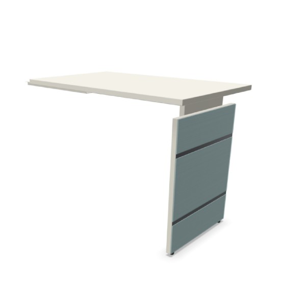 Kerkmann Lugano Anbautisch, höhenverstellbar, Glas belegten Wangen, konfigurierbar 