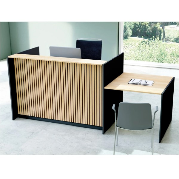 Kerkmann Theke Marino up & down, mit Besprechungstisch 