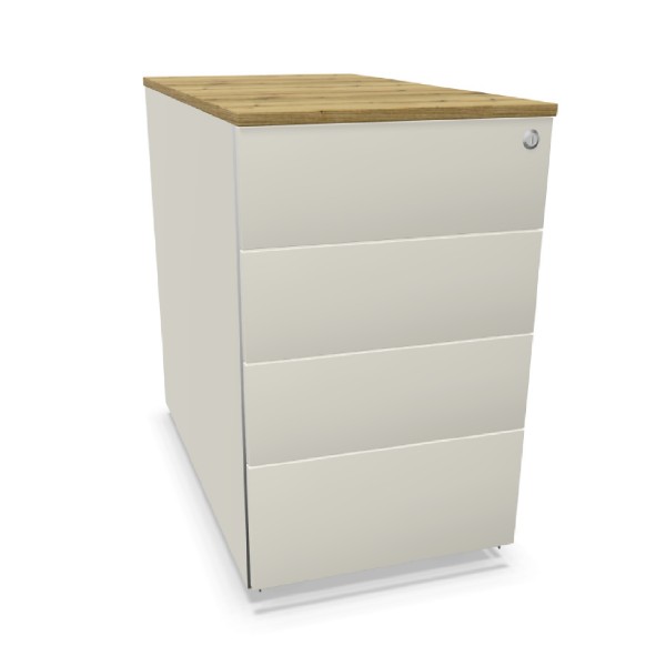 Kerkmann Anstellcontainer mit Zentralschloss, konfigurierbar 