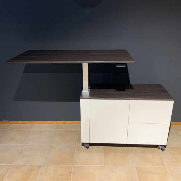 Homeoffice Wagen Steh-Sitz Arbeitsplatz 065-1000 Ausstellungsstück 