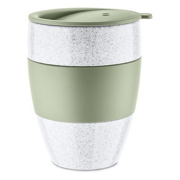 Koziol AROMA TO GO 2.0 Thermobecher mit Deckel 400ml organic green 3589668 