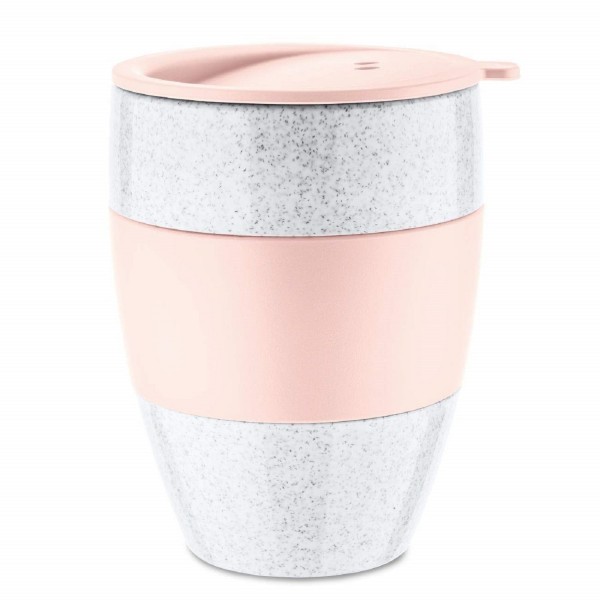 Koziol AROMA TO GO 2.0 Thermobecher mit Deckel 400ml organic pink 3589669 