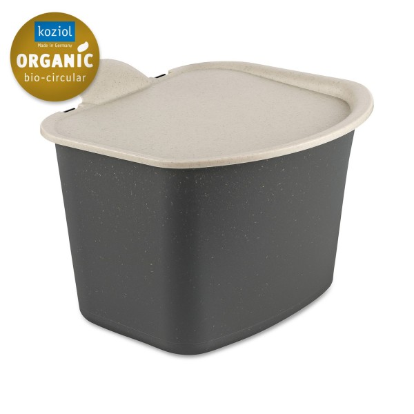 Koziol Bio Abfall Behälter Bibo nature ash grey 7605701 