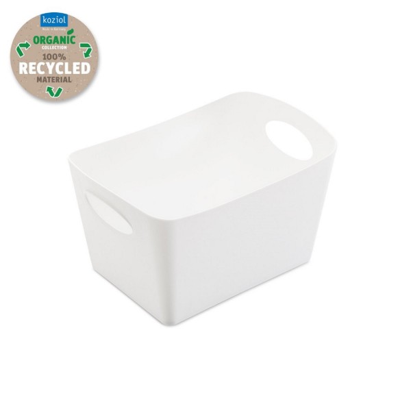 Koziol Aufbewahrungsbox 1l Boxxx S  recycled white 1405125 