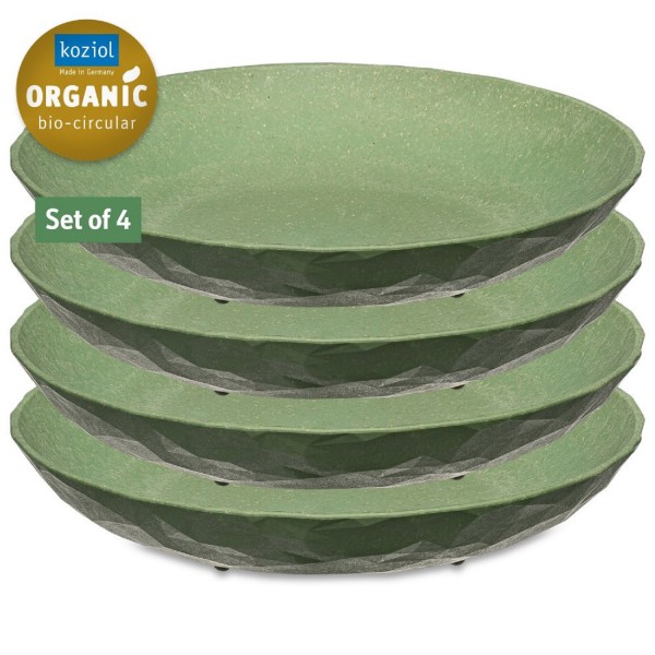 Koziol CLUB PLATE M 4 tiefe Teller 220 mm nature green 5006703 