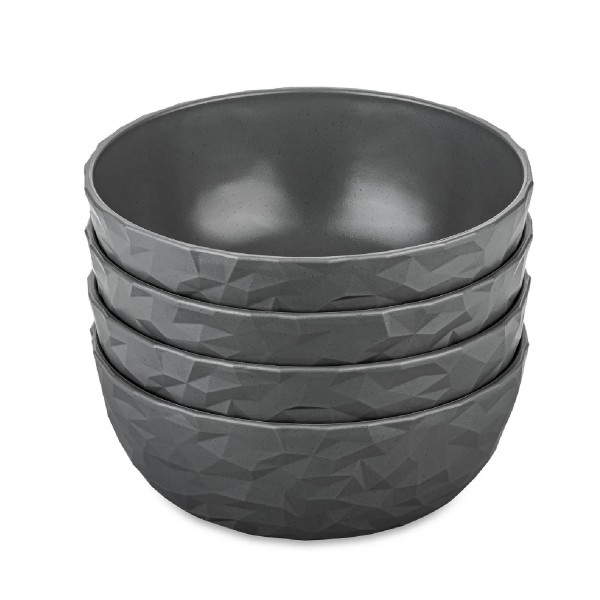 Koziol Schale CLUB BOWL 700ml 4-teilig nature ash grey 8637701 