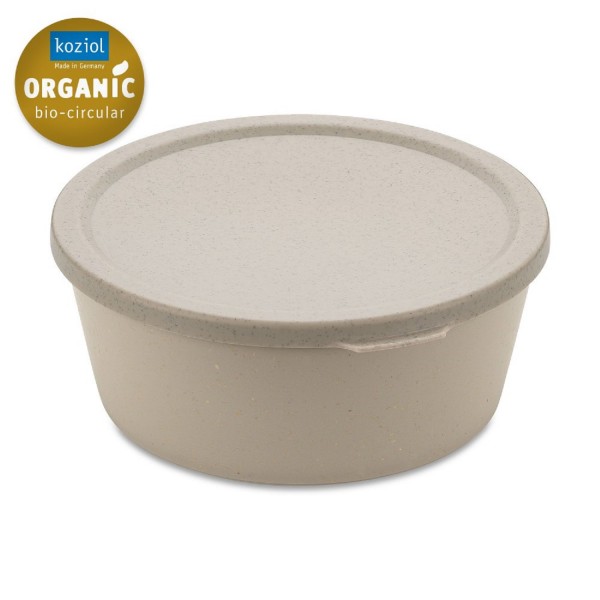 Koziol CONNECT BOWL 0,4 mit Deckel 400 ml nature desert sand 7202700 