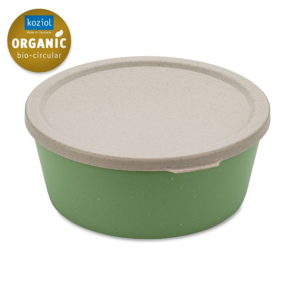 Koziol CONNECT BOWL 0,4 mit Deckel 400 ml nature leaf green 7202703 