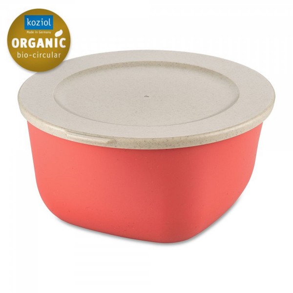 Koziol CONNECT BOX 2  mit Deckel 2 L nature coral 7871704 