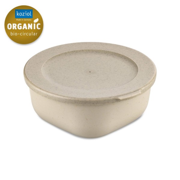 Koziol CONNECT BOX 0,7 mit Deckel 0,7 L nature desert sand 7274700 