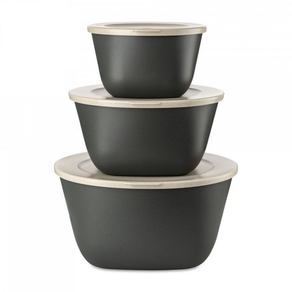 Koziol CONNECT BOX STOCKHOLM 3er Set nature ash grey 7873701 
