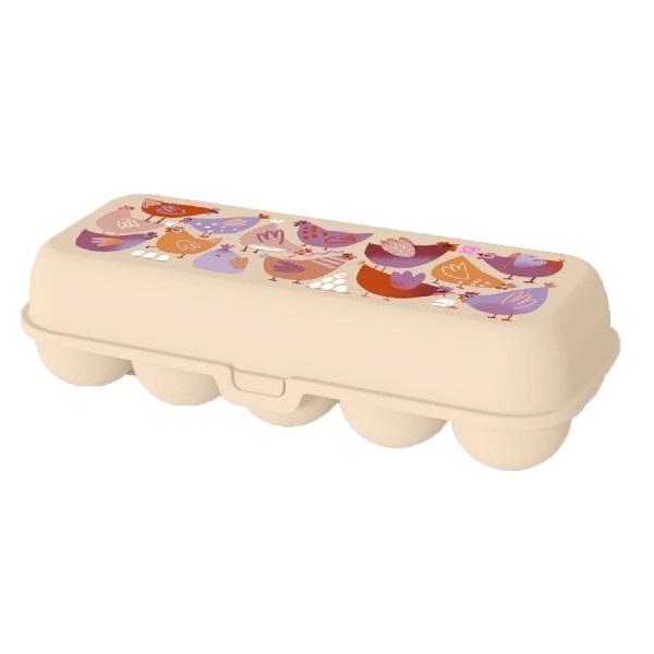 Koziol Eierbox Eggs To Go creative chicks, almond 100440758 