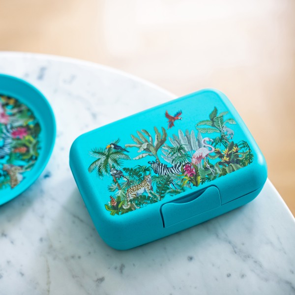 Koziol Lunchbox Candy L Jungle organic turquoise 1426682 
