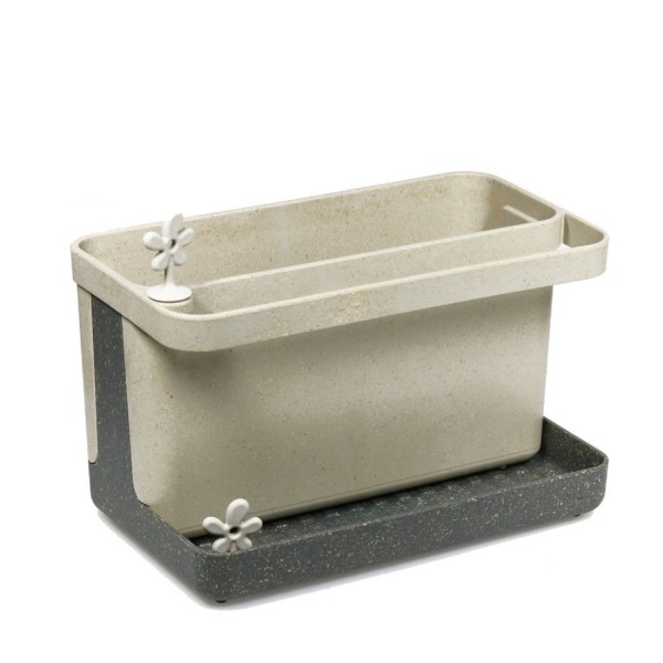 Koziol Spül Organizer Parkit nature ash grey/nature dessert sand 7261281 