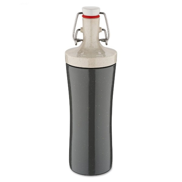 Koziol PLOPP TO GO Trinkflasche 425 ml nature ash grey 7796701 