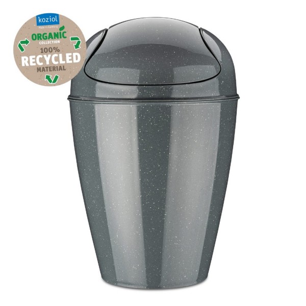 Koziol Schwingdeckeleimer Del M 12 l recycled ash grey 1401120 