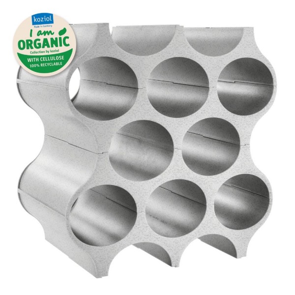 Koziol Flaschenregal SET-UP organic grey 3596670 