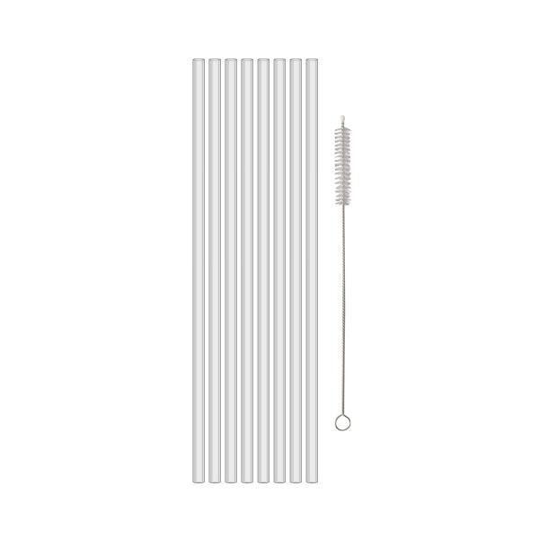 Koziol CHEERS Sicherheits-Trinkhalme 8er Set 270mm 4009535 