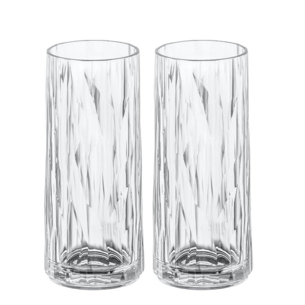 Koziol Superglas CLUB NO. 3, 2er Set, crystal clear, 250 ml transparent 4403535 