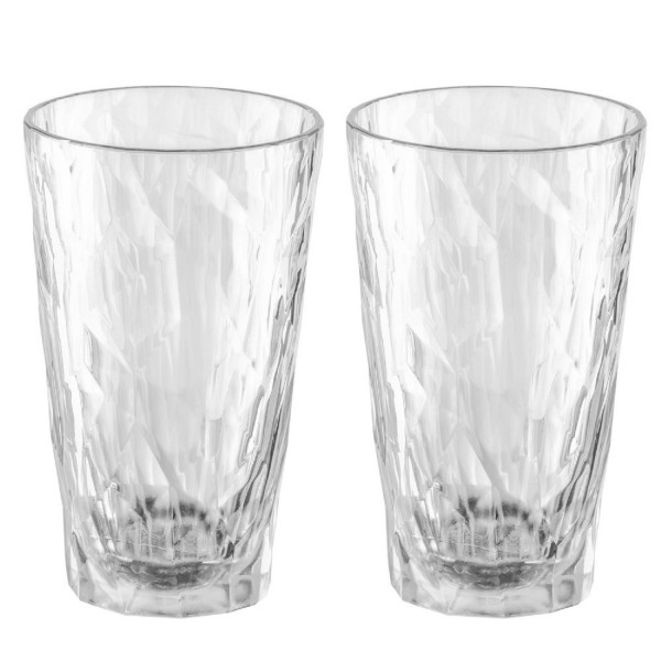 Koziol Superglas CLUB NO. 6, 2er Set, crystal clear, 300 ml transparent 4406535 