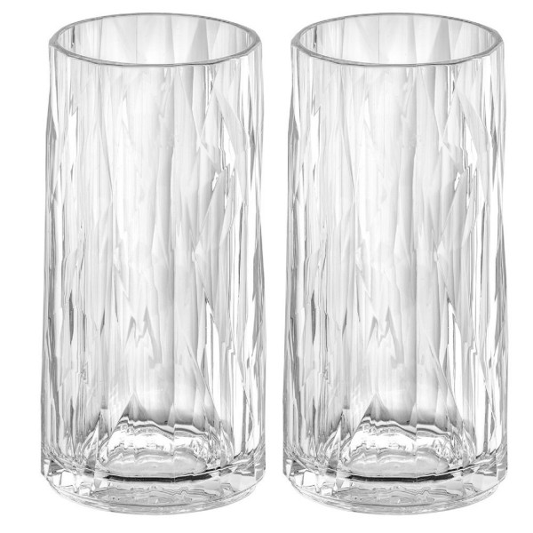 Koziol Superglas CLUB NO. 8, 2er Set, crystal clear, 300 ml transparent 4415535 