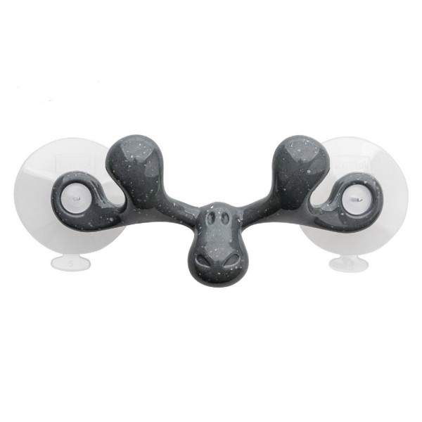 Koziol Wandhaken Sven mit Saugnäpfen ash grey 7902120 