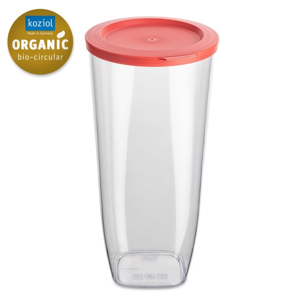 Koziol Vorratsdose 2 L Connect Dry Storage L nature coral 4063704 