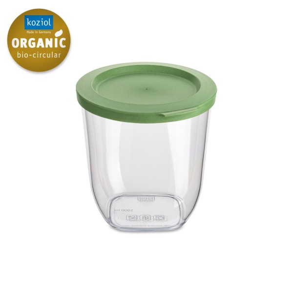 Koziol Vorratsdose 1 L Connect Dry Storage S nature leaf green 4061703 