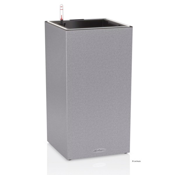 Lechuza Pflanzsäule Canto Stone 30 high LED steingrau 13610 