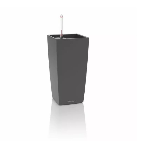 Lechuza MAXI-CUBI Premium Komplettset basaltgrau matt 18048 