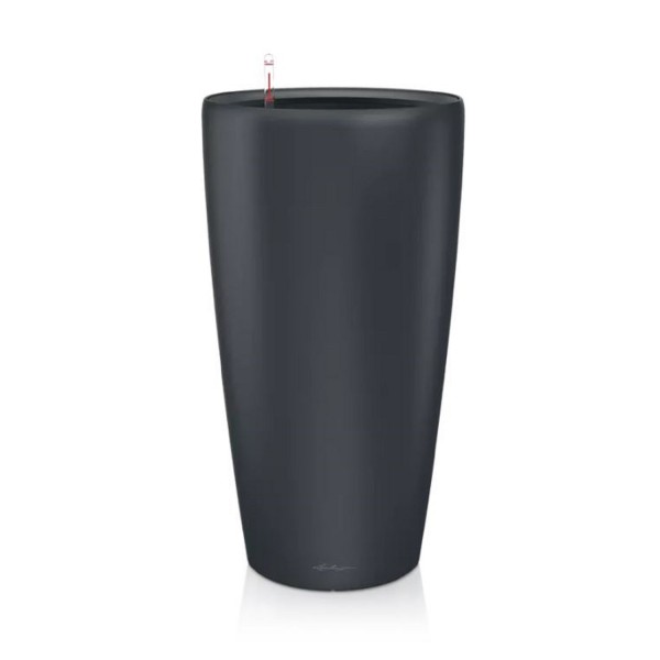 Lechuza Pflanzsäule Rondo Premium 40 basaltgrau matt 15742 